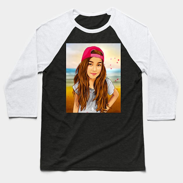 Sandra - pretty woman Baseball T-Shirt by Alaknanda prettywoman